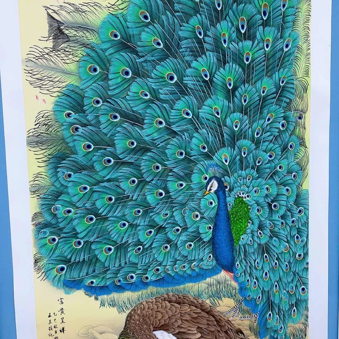 国画宣纸手绘国画作品