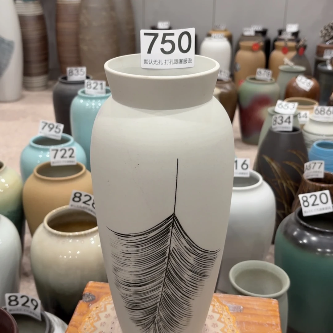 摆件瑕疵750 景德镇陶瓷陶瓷高34口9
