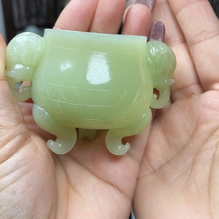 游***0和田玉未镶嵌摆件