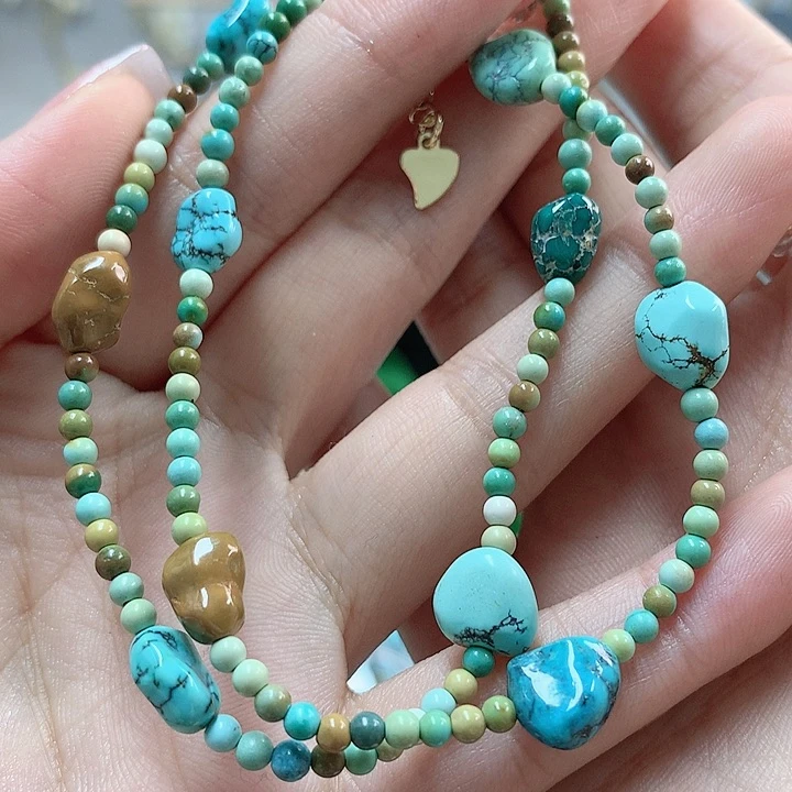 绿松石珠宝奇石未镶嵌