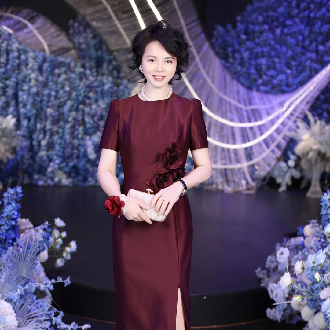 喜喜妈妈礼服修身妈妈装高贵奢华婚庆礼服