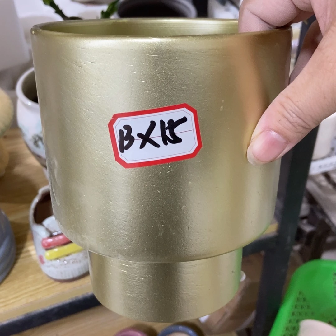 红陶高温陶瓷花盆