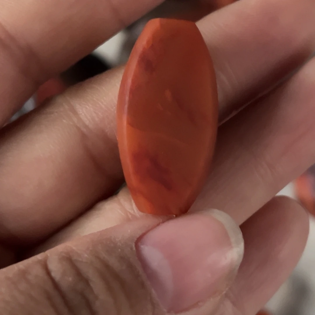 南红玛瑙未镶嵌方勒子