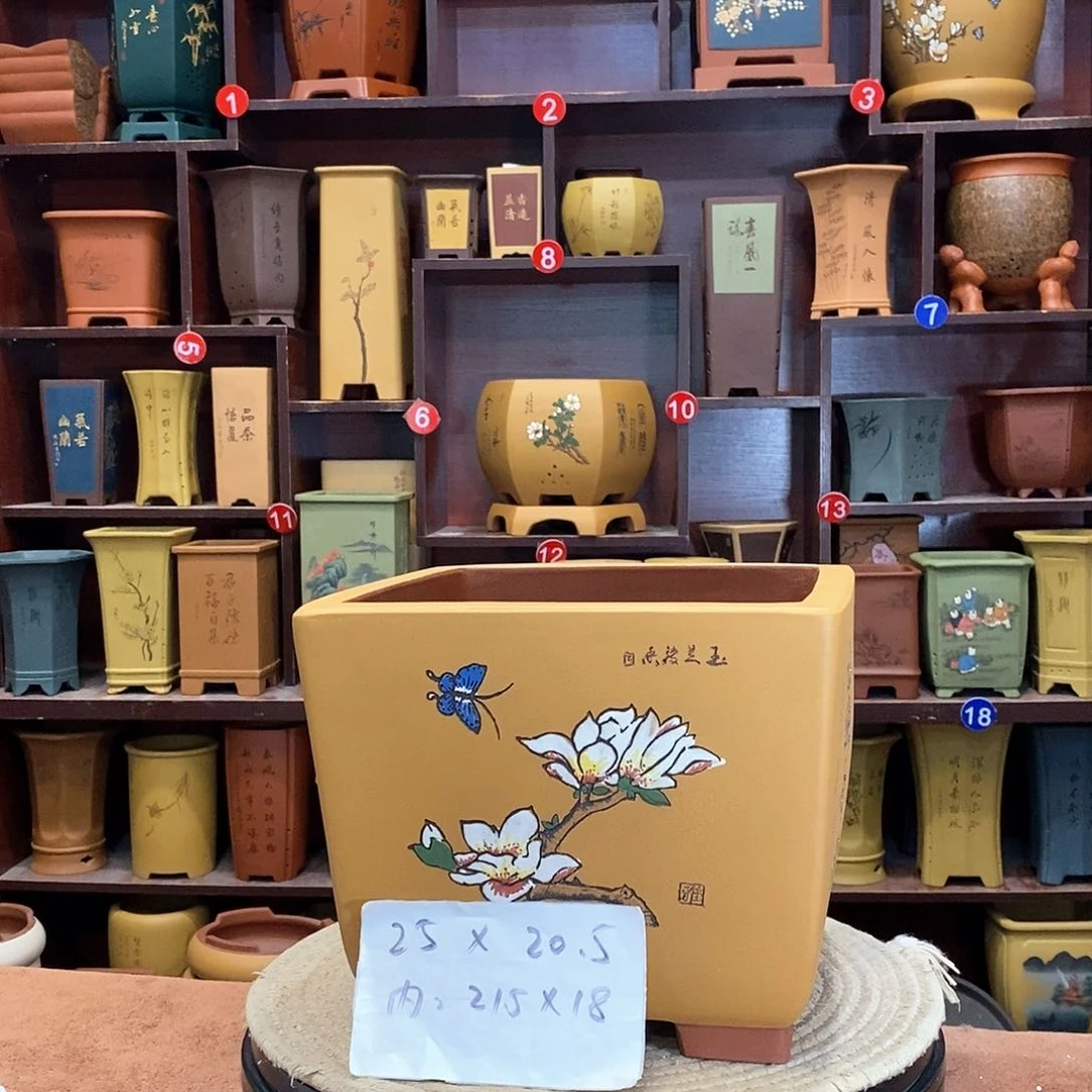 紫砂花盆紫砂花盆