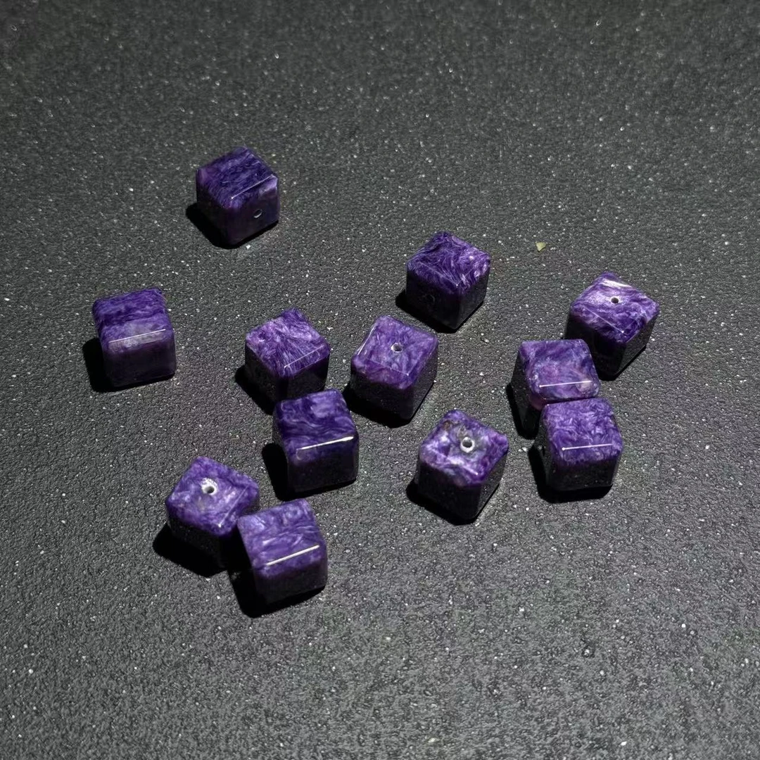 【与帅珠宝】紫龙晶方糖单珠DS092510-多样性发其一