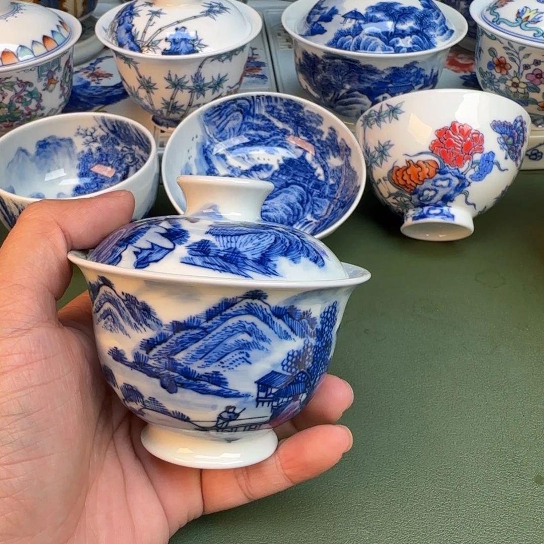陶纯手工纯手绘茶具335