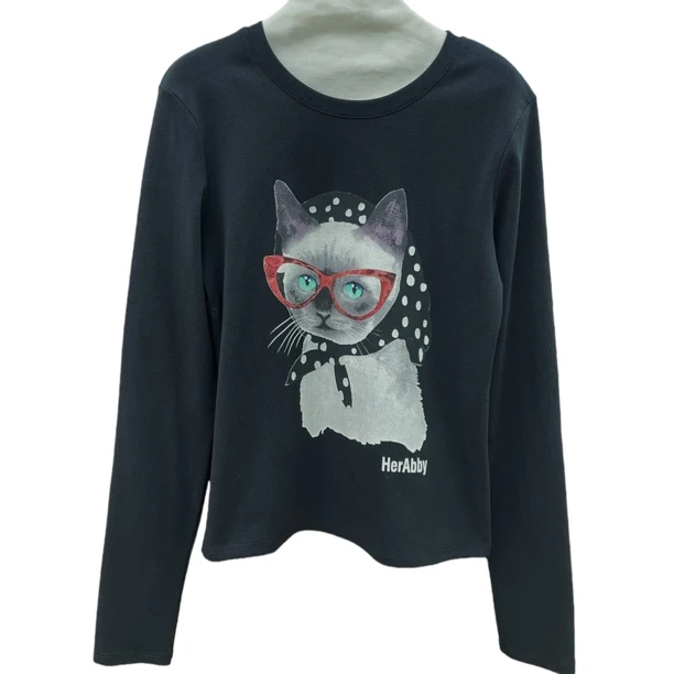 秋冬南油新款小众爆款长袖圆领修身上衣88071