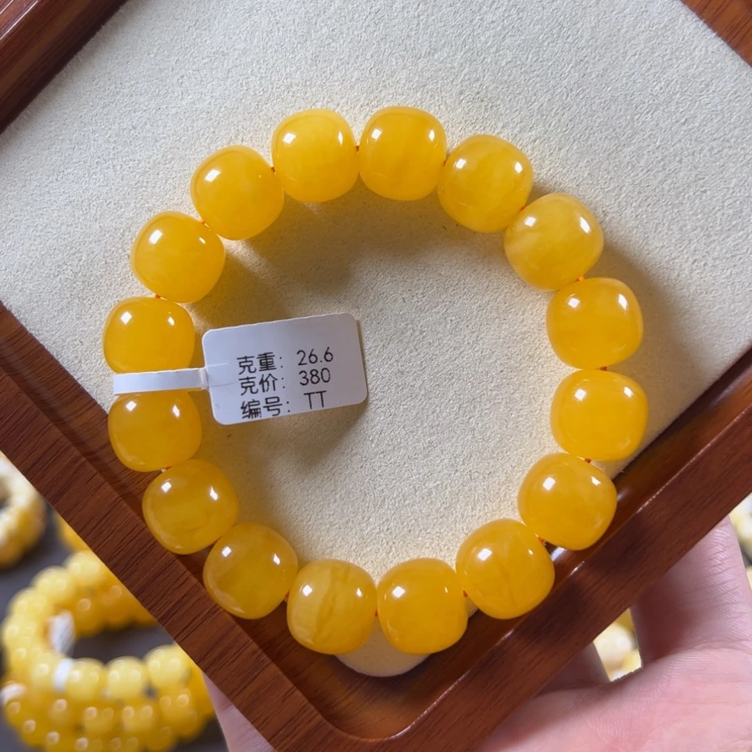 裸石蜜蜡未镶嵌14mm焦皮鸡油红满蜜同料老型tt