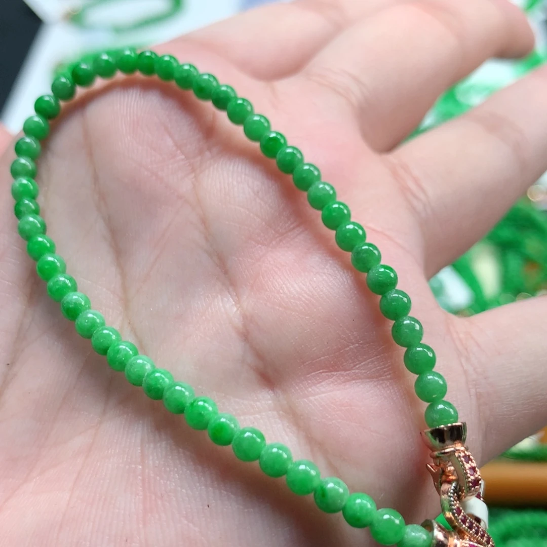 翡翠未镶嵌手链翡翠