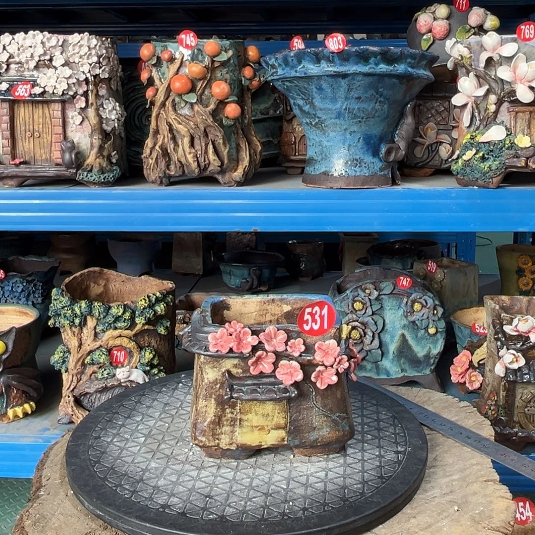 531 号陶然花器手工花盆