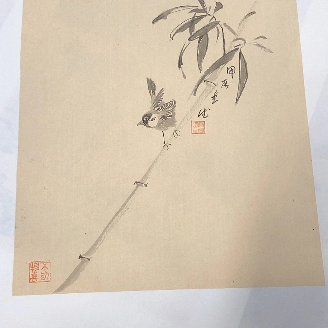 国画高*高金德老师画心