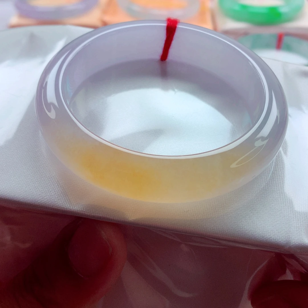 翡翠未镶嵌手镯师妹52.4高级耐看六位数品质（4号）