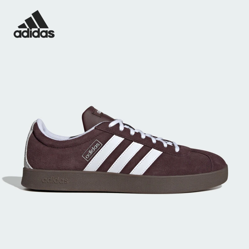 adidas/阿迪达斯VLCOURT2.0男女复古翻毛皮板鞋运动休闲鞋 JR8318