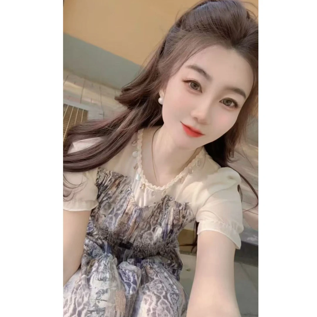 『典雅花纹U』设计显瘦百搭时尚连衣裙9659