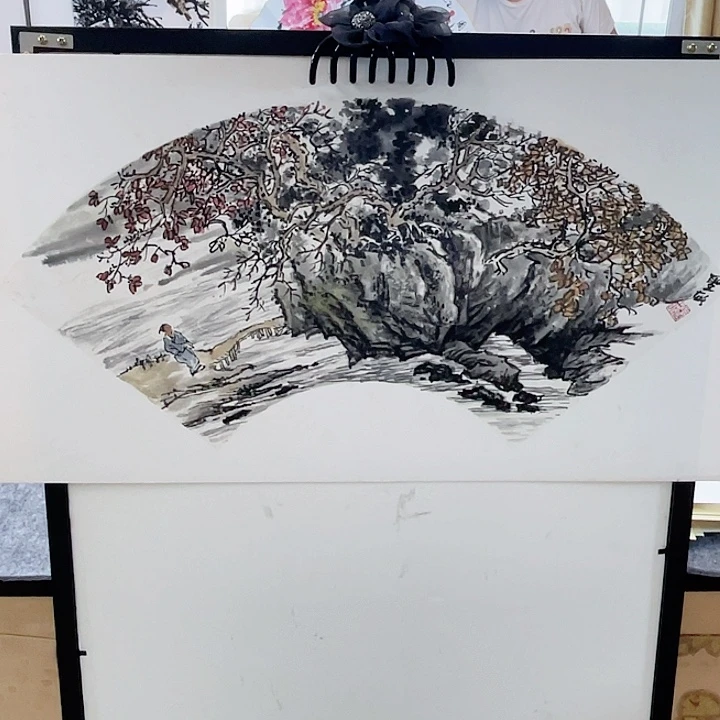 国画张圣敏先生纯手绘作品