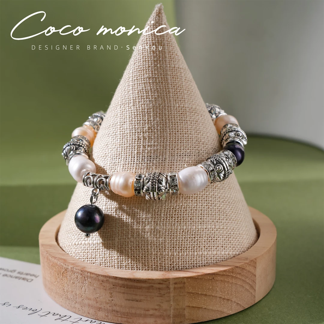 【小霞珠宝】 珍珠手链轻奢时尚珍珠古法手链AD715