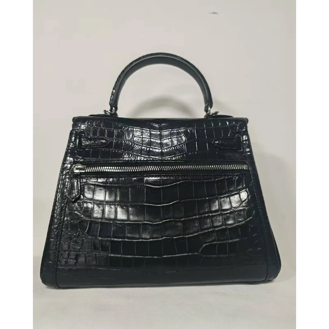 【大周定制】MAFEIMG手工高奢鳄鱼真皮女包 3676B