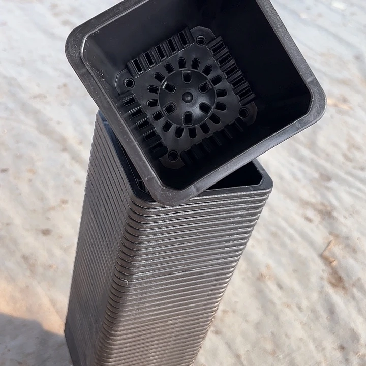 9公分黑方盆10个