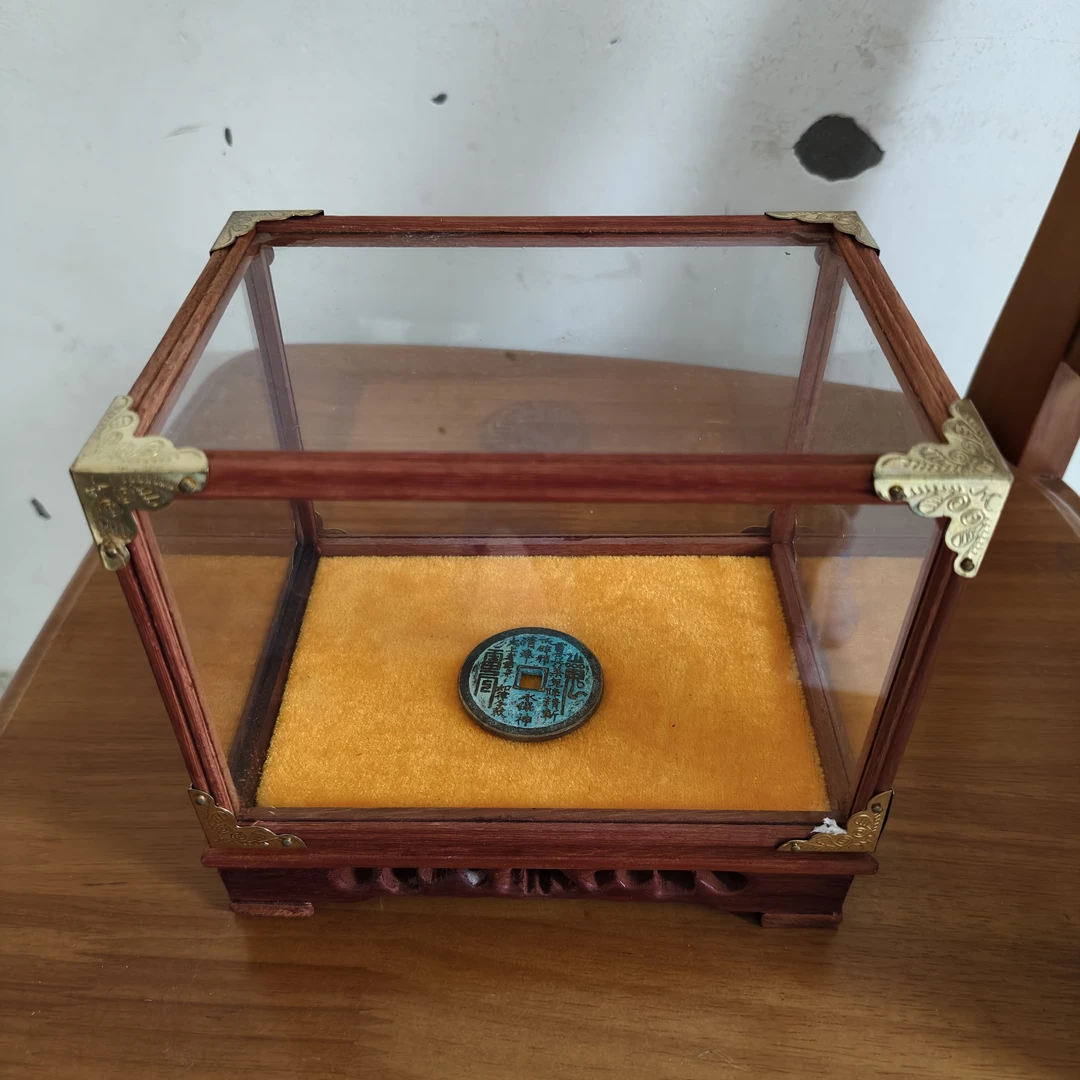 TQ山鬼 室内摆件把玩件展柜装饰品展示盒仿古工艺品盒子