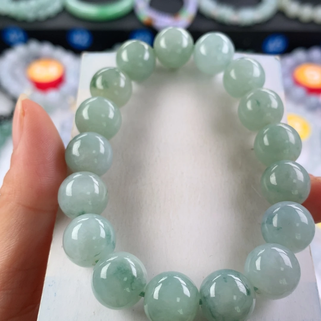 翡翠未镶嵌手链卡12