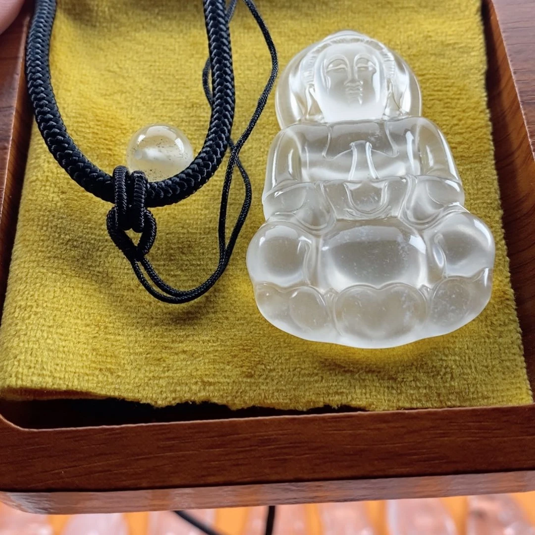 石英质玉观音未镶嵌石*生