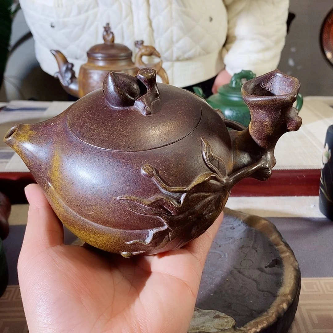 紫砂茶壶宜兴紫砂壶疯狂打游戏