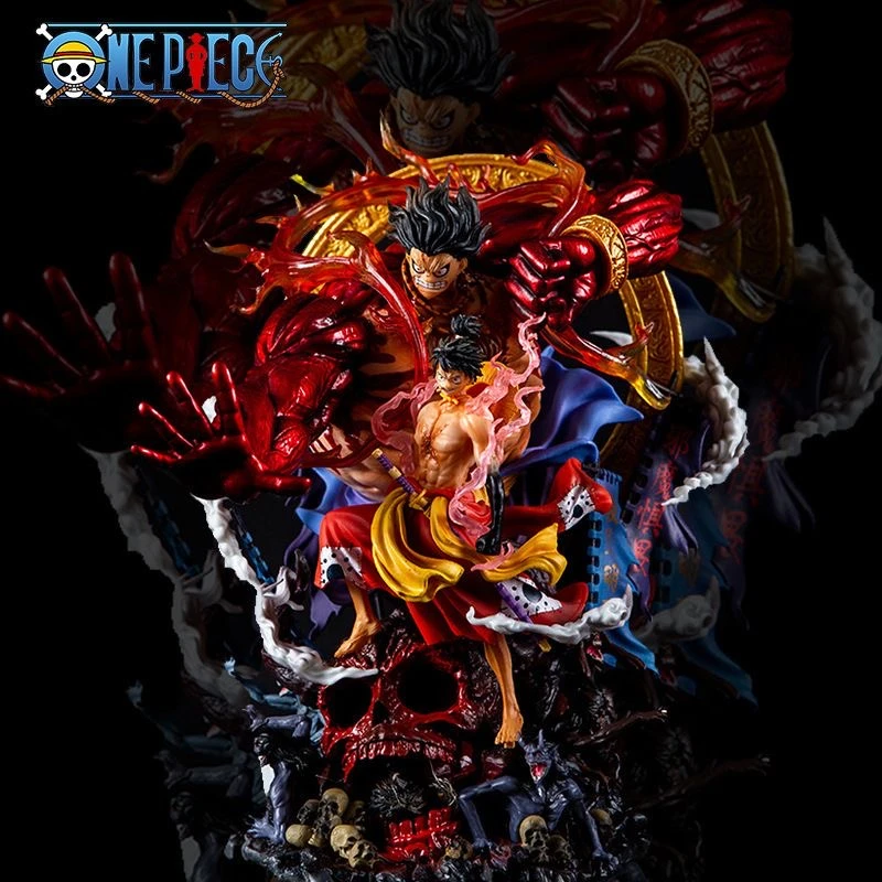 海贼王 不动明王 四档路飞 双头雕 优质手办摆件