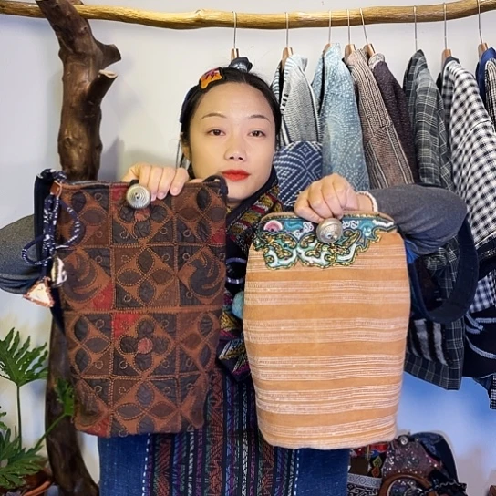 织绣手工制作工艺包包