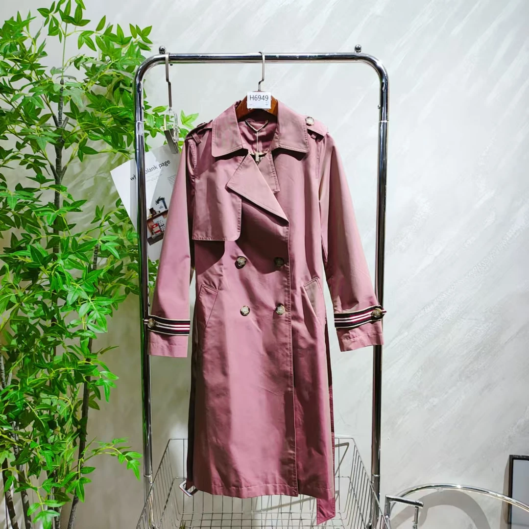【H6949】 女士气质轻奢百搭风衣