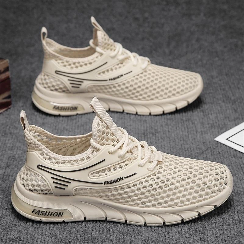 网鞋男2025新款网面透气软底夏季薄款大网眼轻便休闲运动镂空男鞋