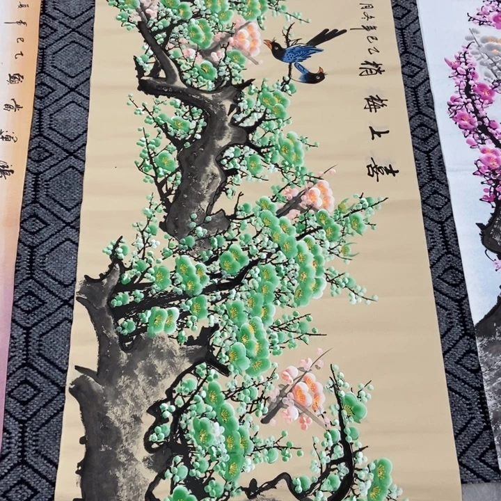 枕书斋画廊的直播间