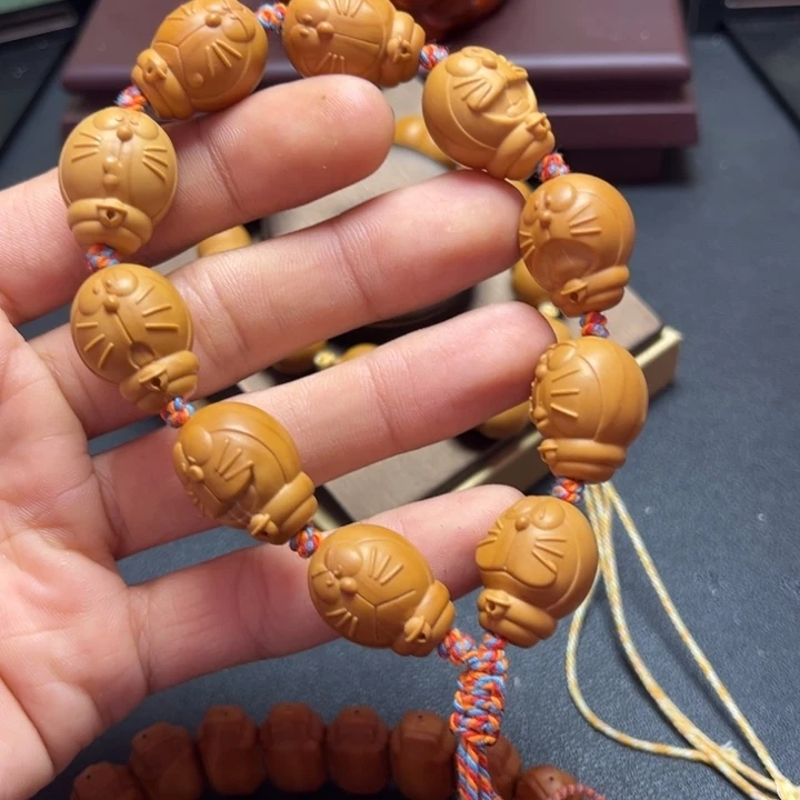 手串/手链橄榄核橄榄核雕哆啦A梦