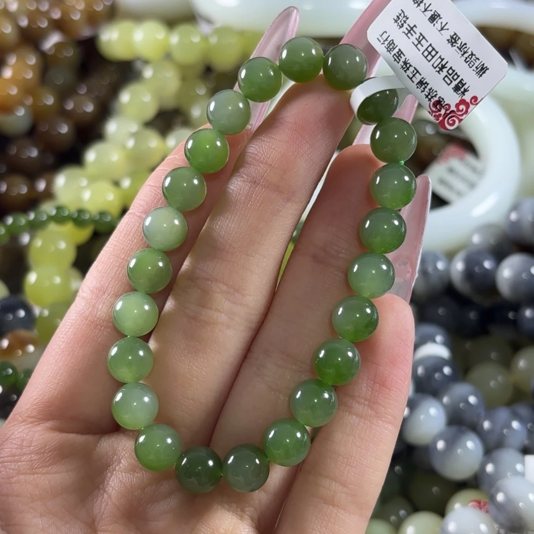 和田玉未镶嵌手链366