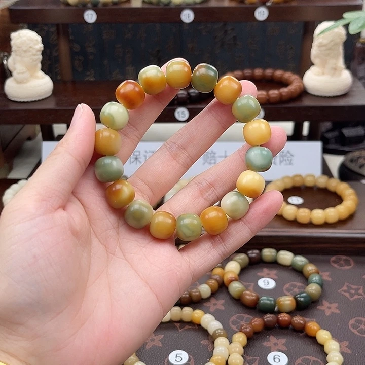 D***W菩提根/象牙果手串糖壳卡13