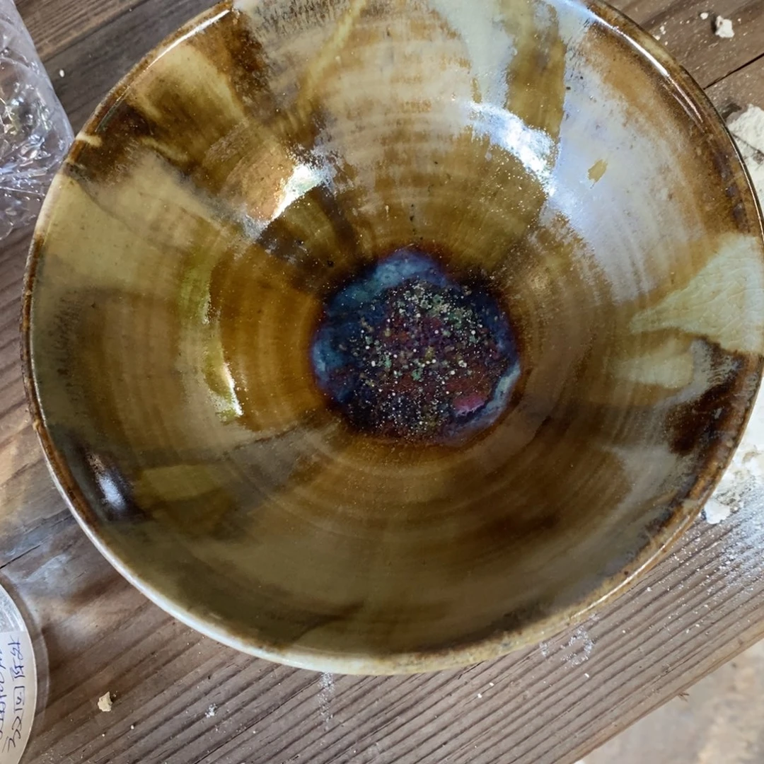 浪鬼柴烧，秞陶美器碗