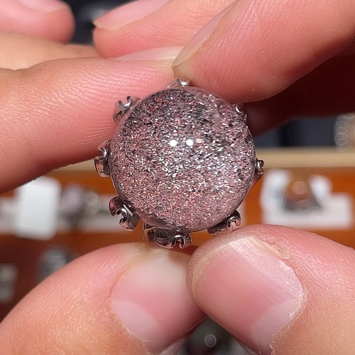 水晶戒指银S925镶嵌11111111111