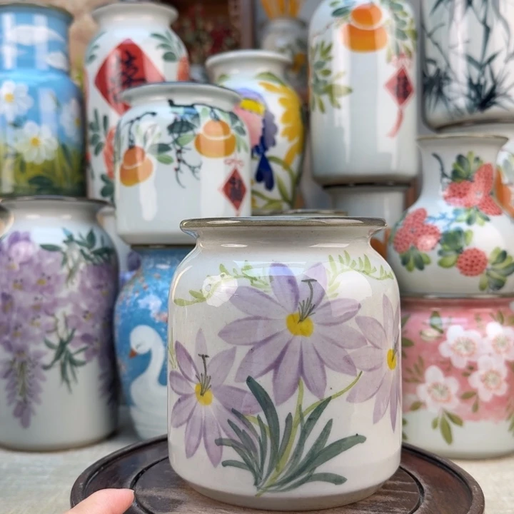 景德镇陶瓷花手绘釉下彩