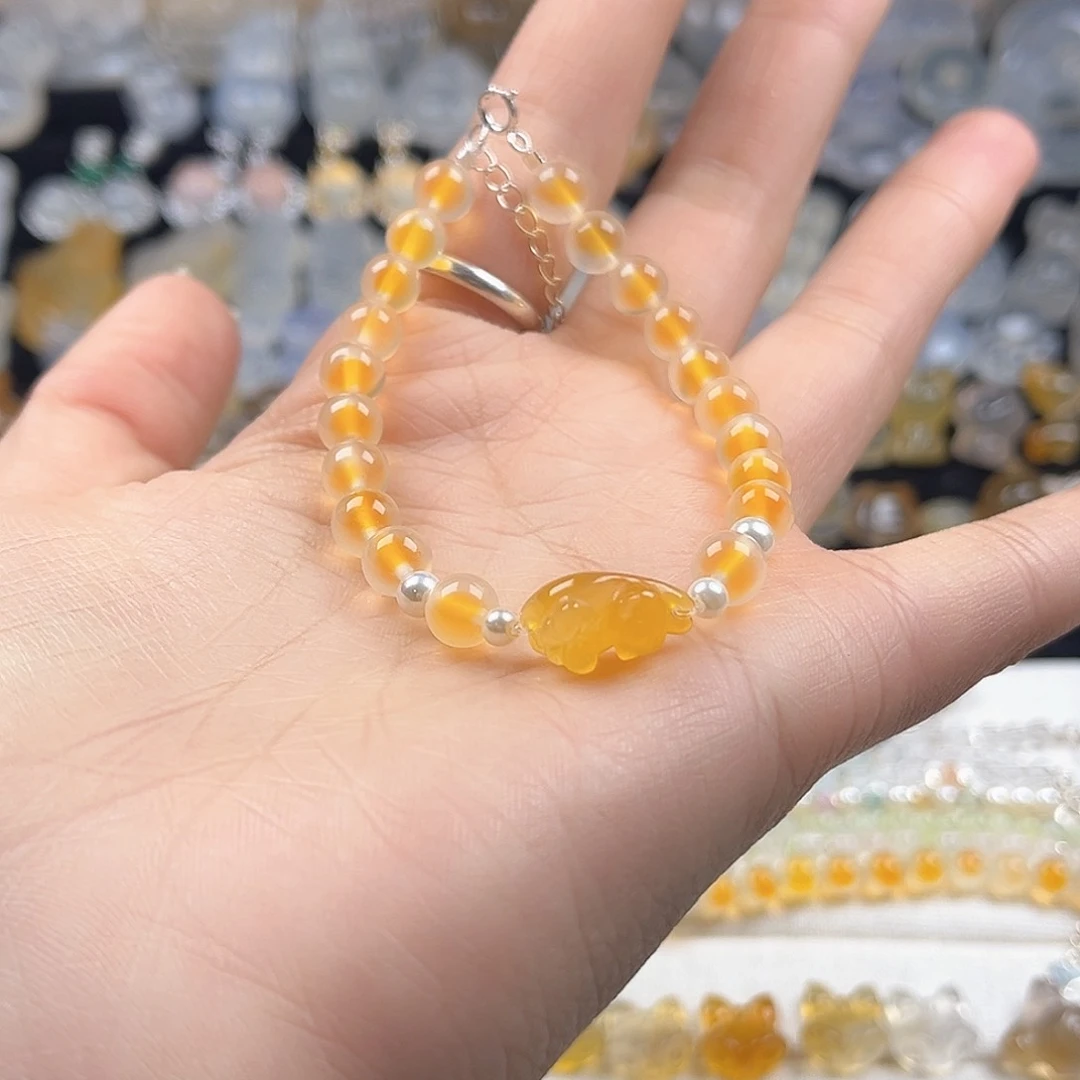 玛瑙/玉髓手镯合金铭****）