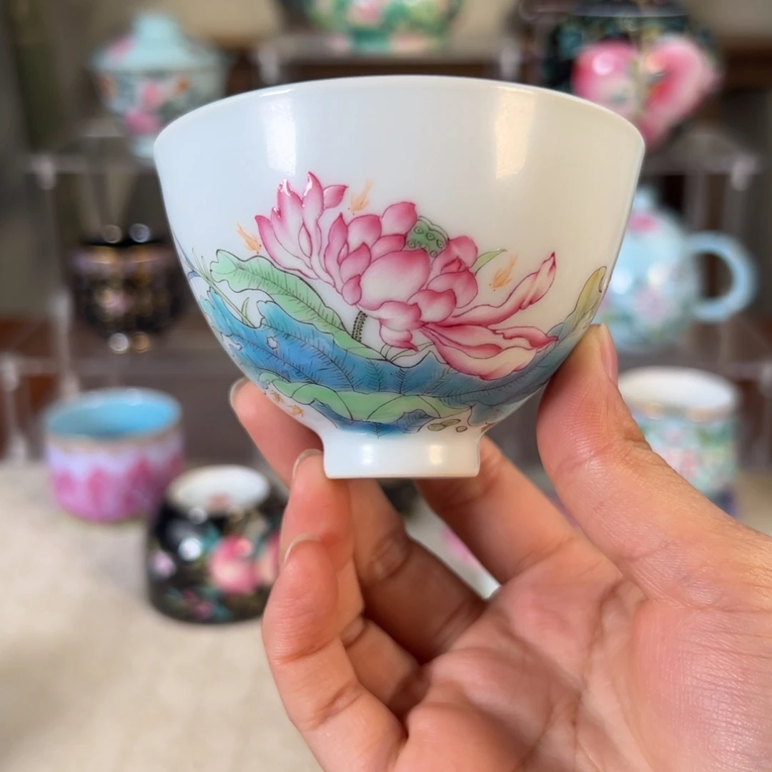 纯手工手绘 高端茶器