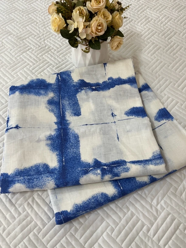 全棉纱布印花双人床单245*250微瑕～C68