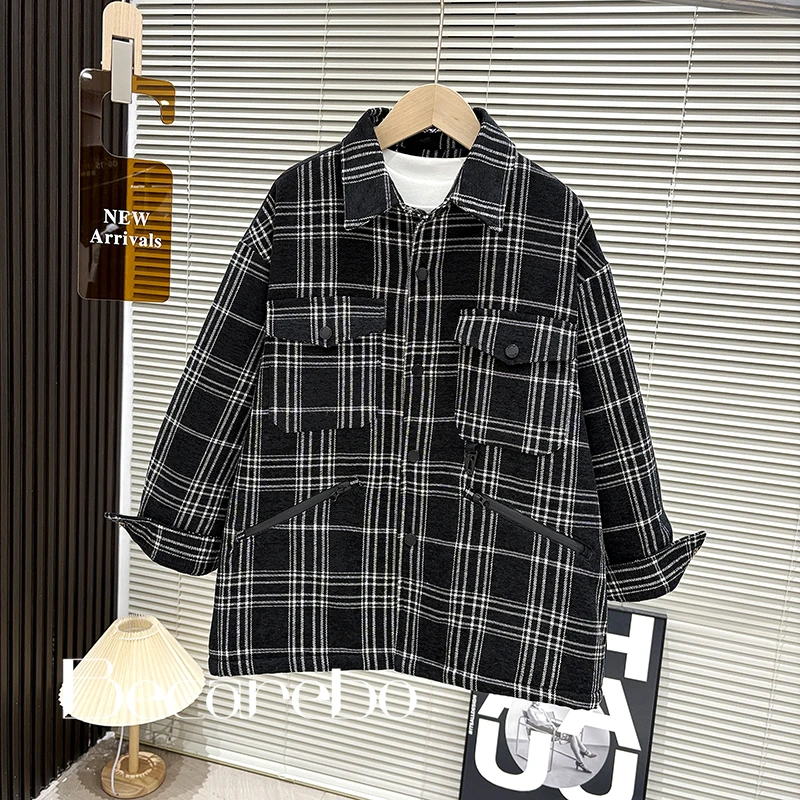 【夹棉加厚】青少年童装男童冬装外套中大童冬季男孩秋冬款保暖衣服