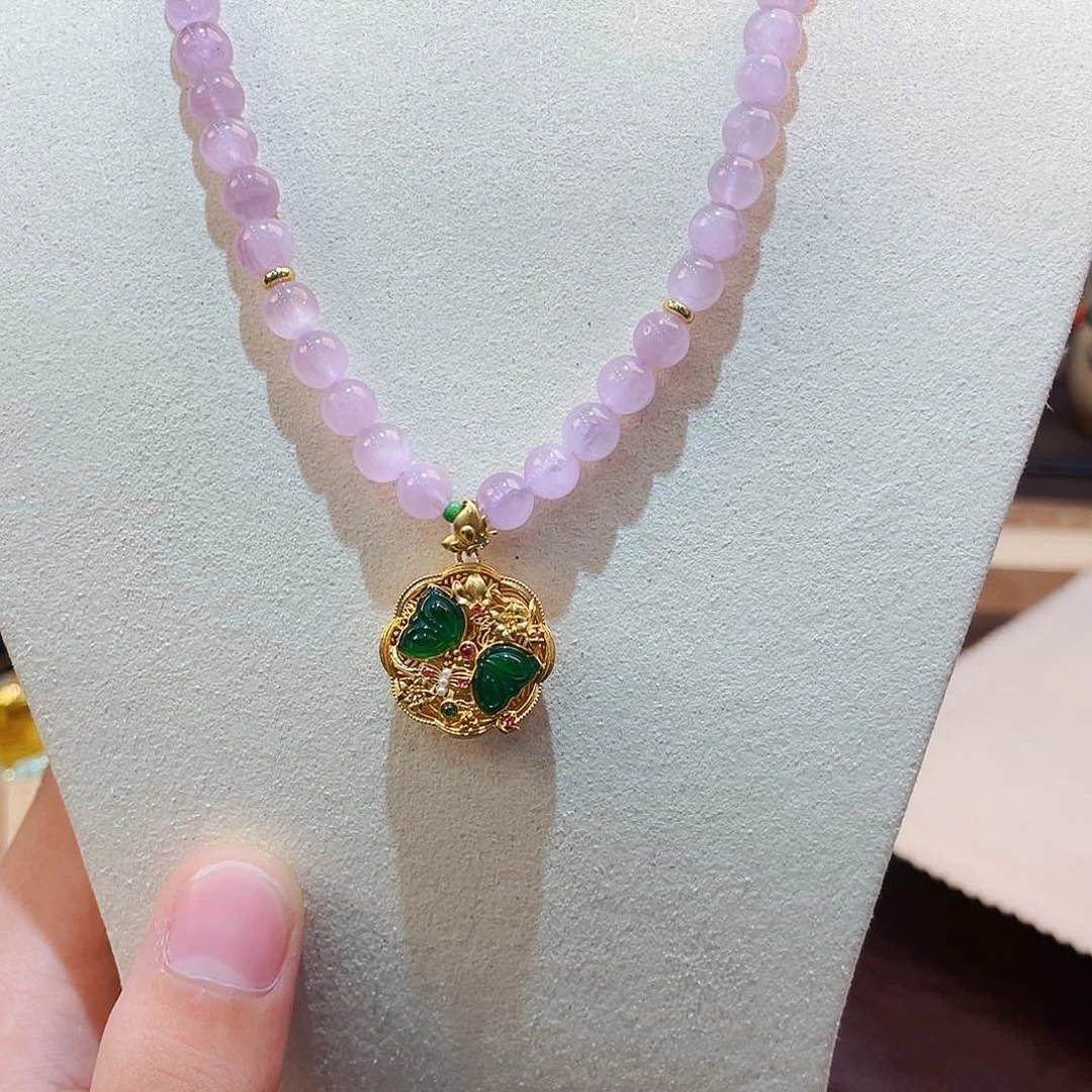 锂辉石项链未镶嵌锂辉石