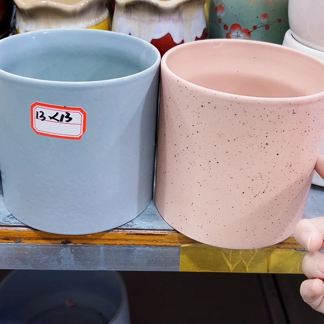 外贸尾单陶瓷花盆凑单10米包邮