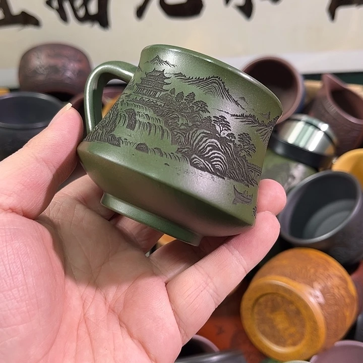 茶杯紫砂全手工紫砂主人杯