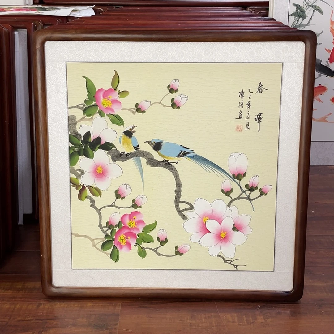国画带框尺寸63*63厘米