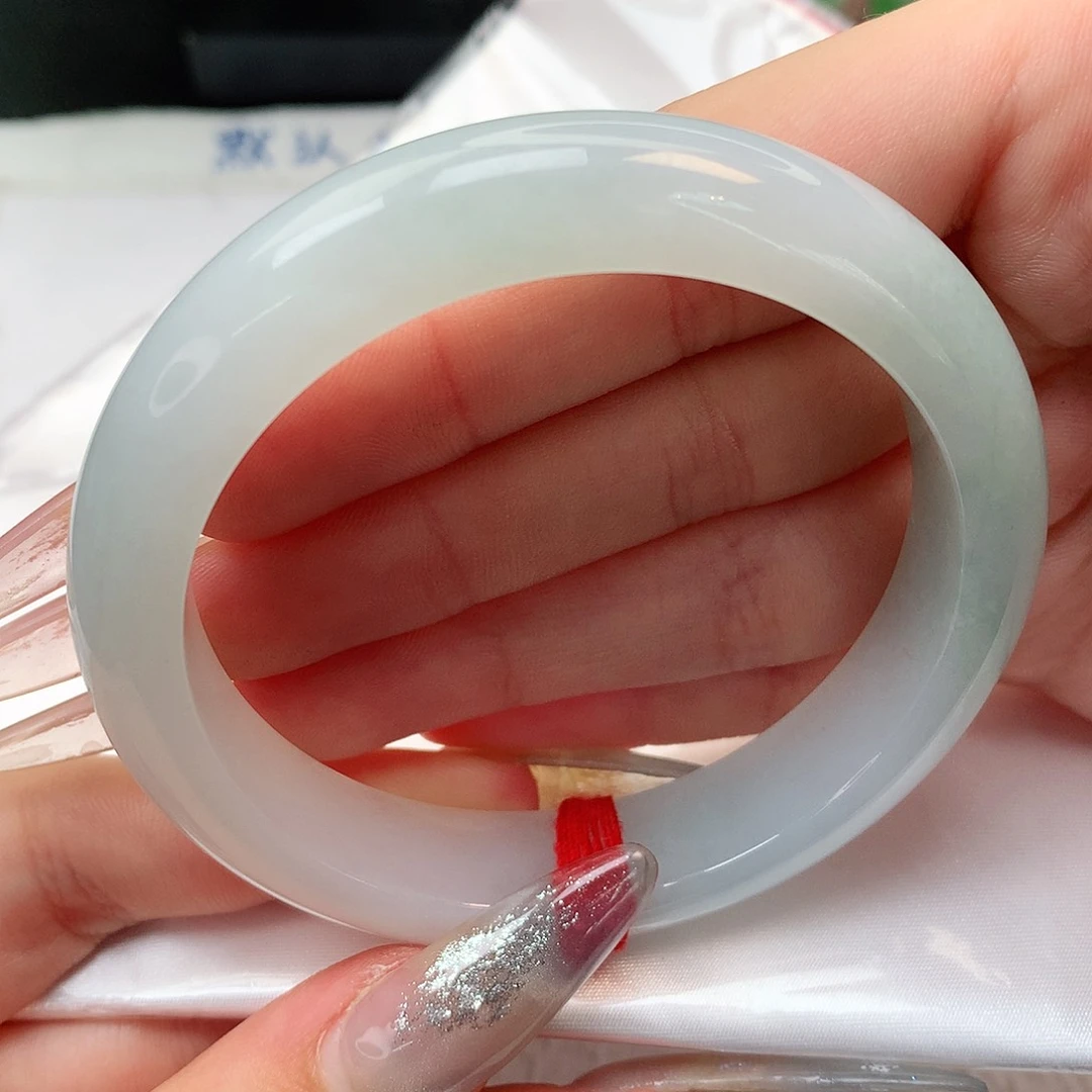 未镶嵌手镯翡翠正圈58