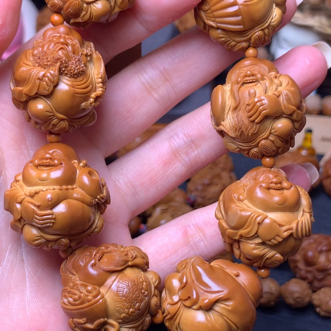 橄榄核手串/手链名***顺八星报喜