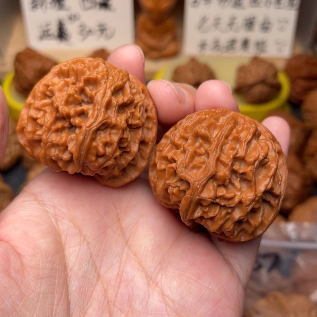 文玩核桃把件苹果38
