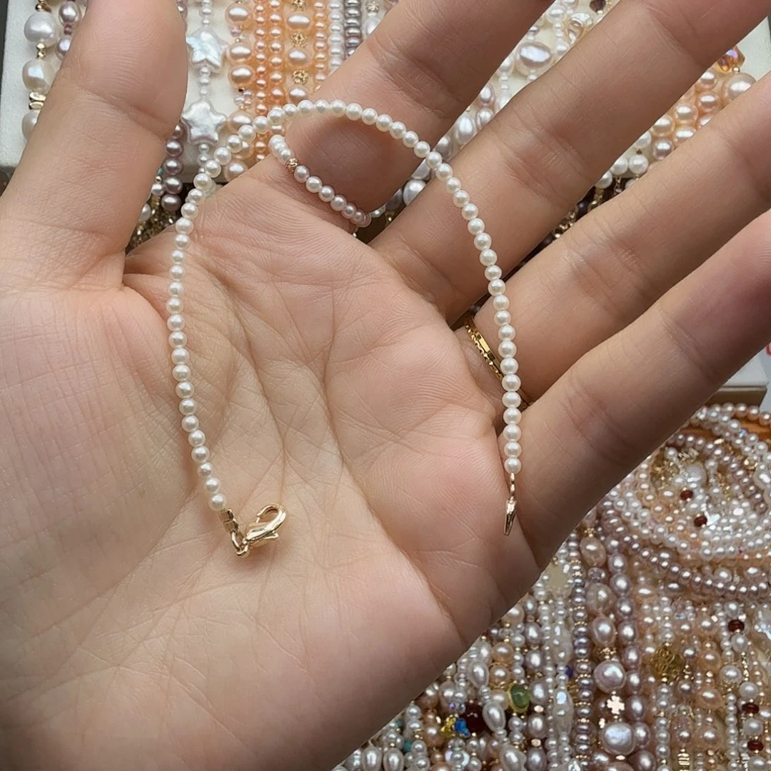 手绳淡水珍珠钛钢