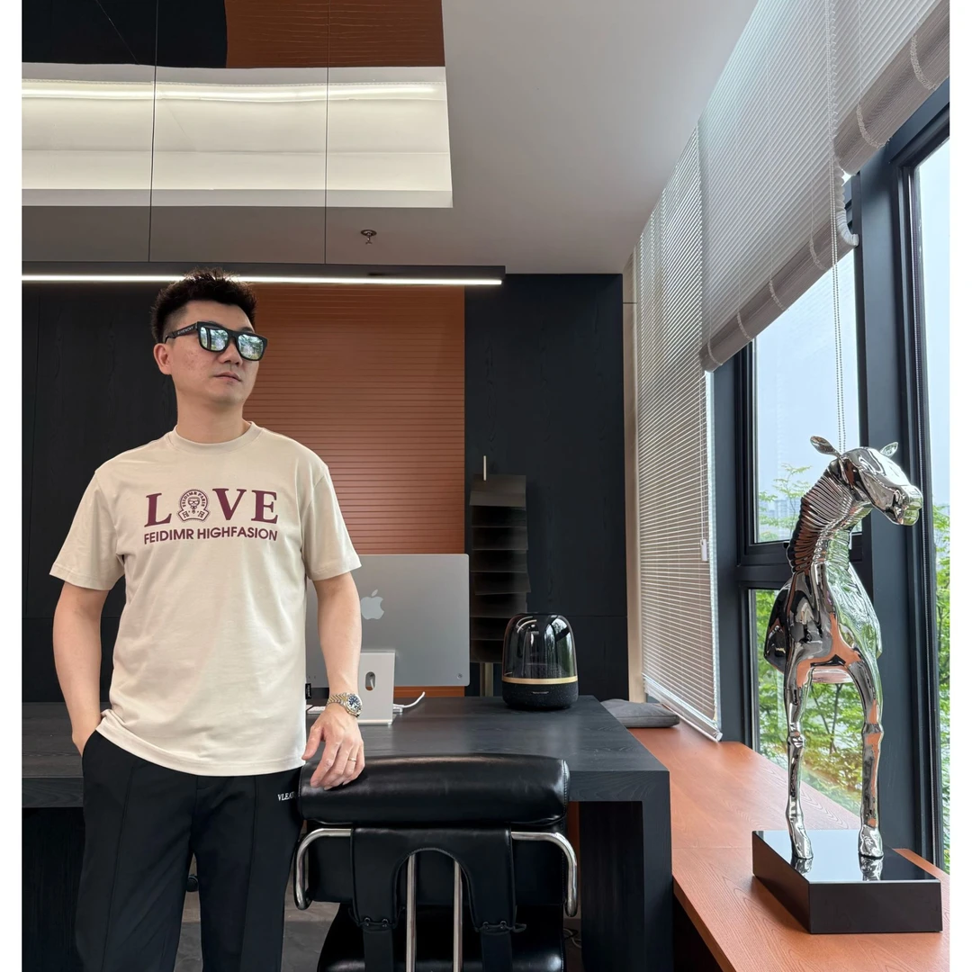 MANS名店-2025夏季新款休闲时尚男士T恤-FD-5822